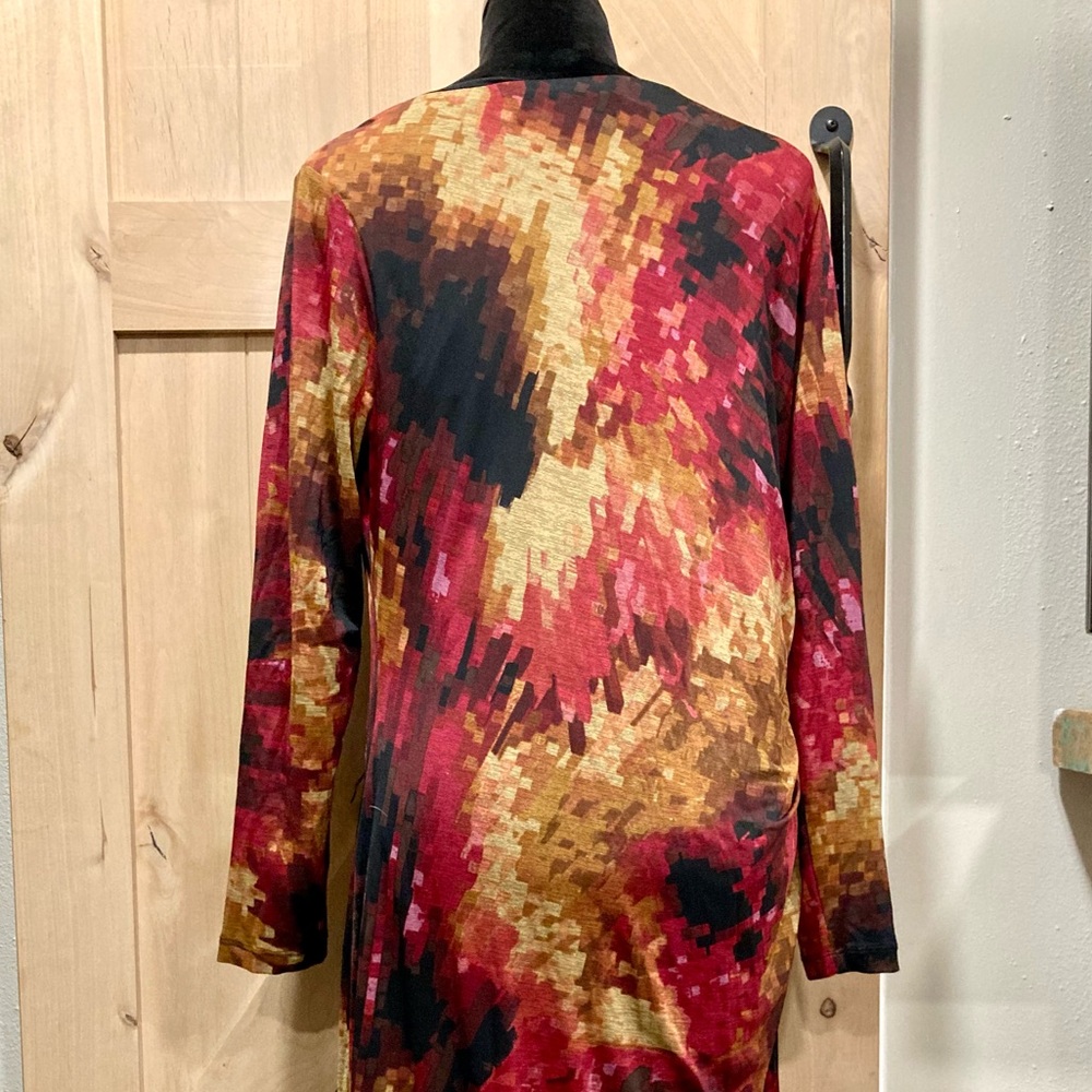Coldwater Creek Multicolor Women's Dress Long Sleeve L 14-16 - Picture 8 of 13
